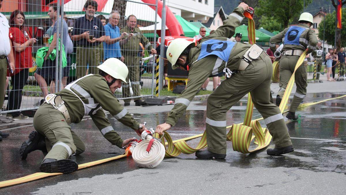 In den Bezirksleistungsbewerben wurde voller Einsatz gezeigt