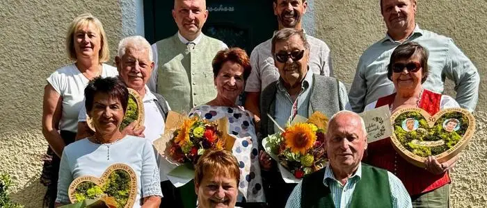 Langjährige Urlaubsgäste wurden für ihre Treue ausgezeichnet.