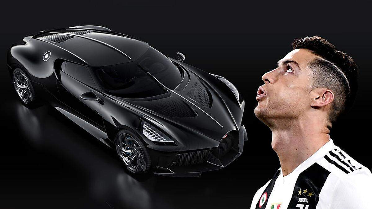 Cristiano Ronaldo erweitert seine Automobilsammlung angeblich um den Bugatti „La Voiture Noire“