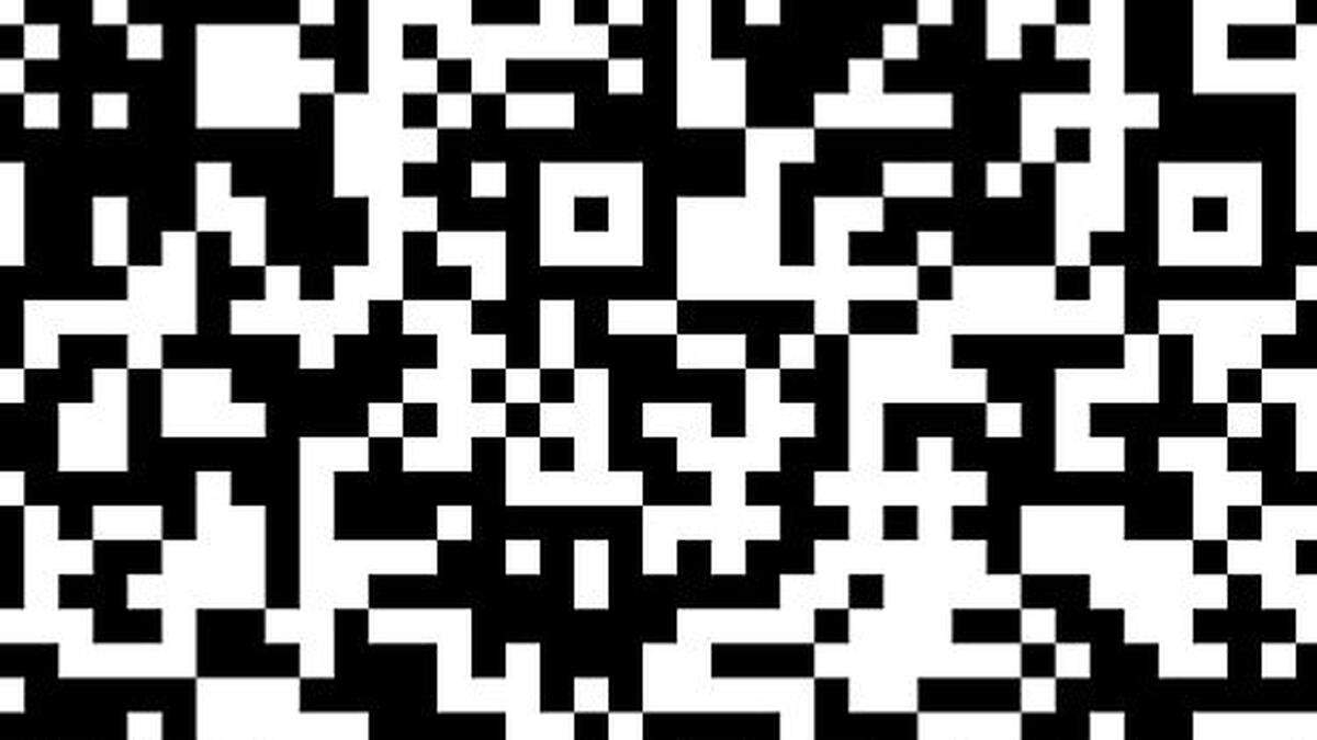 Der QR-Code funktionierte nicht, deshalb wurde genauer kontrolliert