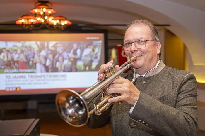 Slavko Avsenik 70 Jahre Trompetenecho Kärnten und die Oberkrainermusik Begunje November 2025