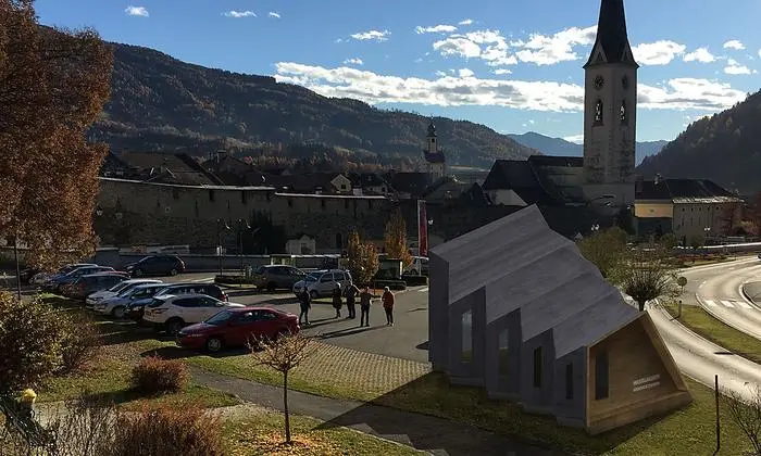 Gmünd erhält Holzfaltatelier als Arbeitsstätte für Künstler 