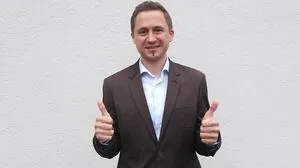 Stefan Salzmann freut sich über das Ergebnis