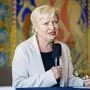 Karin Bergmann bei ihrer Antritts-Pressekonferenz