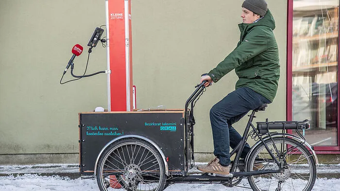 Im Rahmen unserer Bezirkstour vor den Gemeinderatswahlen sind wir heute mit unserem Lastenrad im Bezirk Mariatrost vorgefahren. Wo liegen die Stärken des Bezirks, welche Probleme sollten angepackt werden? Das haben wir die Bewohner des Bezirks gefragt.