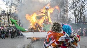 Einen Blick auf den brennenden Lindwurm wird es 2024 nicht geben