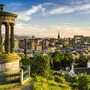 Vom Calton Hill Blickrichtung Edinburgh Castle