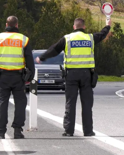 Die Kontrollen der deutschen Bundesgrenze wurden ab dem 8. Mai verschärft