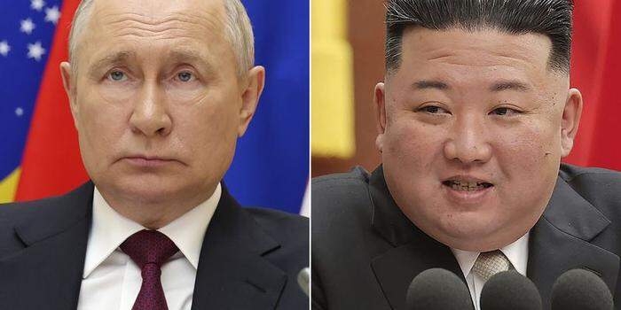 Kim Jong-un und Putin 