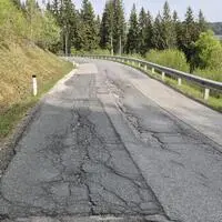 Die Hochrindl Straße wird saniert