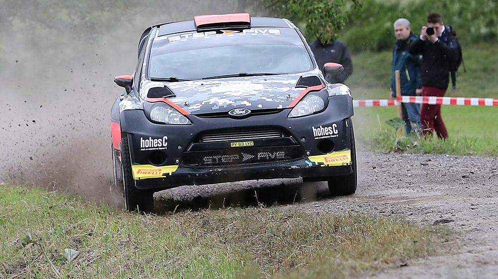 Gerwald Grössing verunfallte in seinem Ford Fiesta WRC