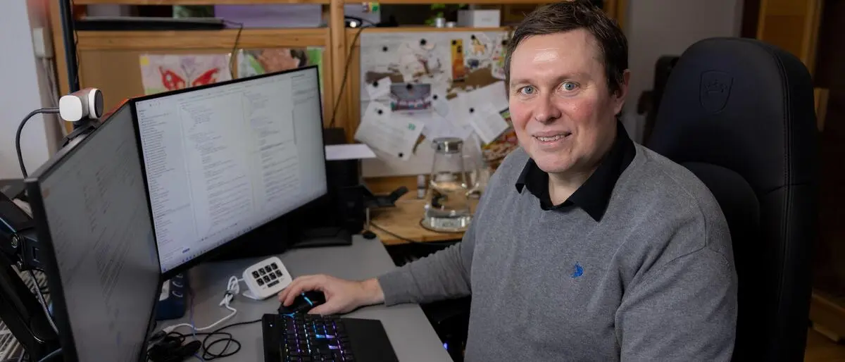 Martin Rattensberger in seinem Büro in Hall bei Admont