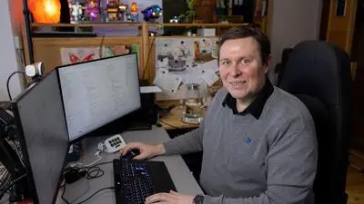 Martin Rattensberger in seinem Büro in Hall bei Admont