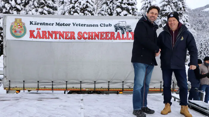 Bereits zum 25. Mal konnte Bürgermeister Dietmar Rauter (FPÖ) den Kärntner Motor Veteranen Club den Vize-Präsidenten Dietmar Wester bei der Kärntner Schneerallye in St. Urban/Simonhöhe begrüßen!