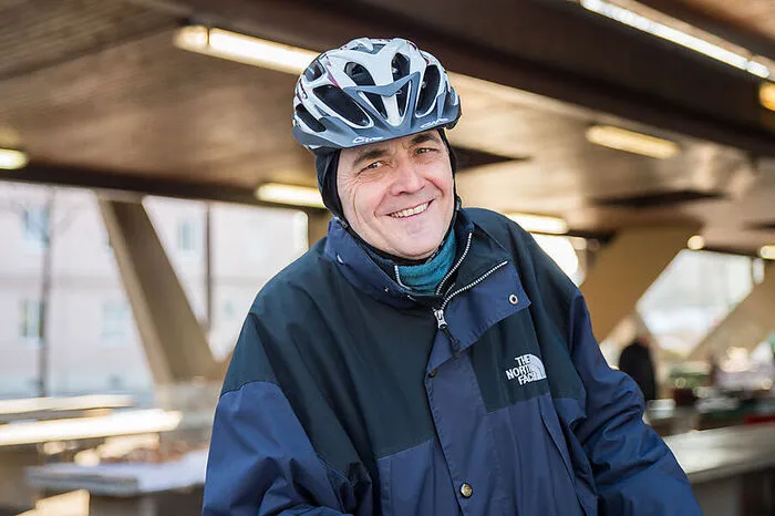 Friedrich Heiling: "Die Anbindung an die Stadt ist gut, allerdings sind Wege auf denen Fußgänger und Radfahrer gemeinsam unterwegs sind problematisch."