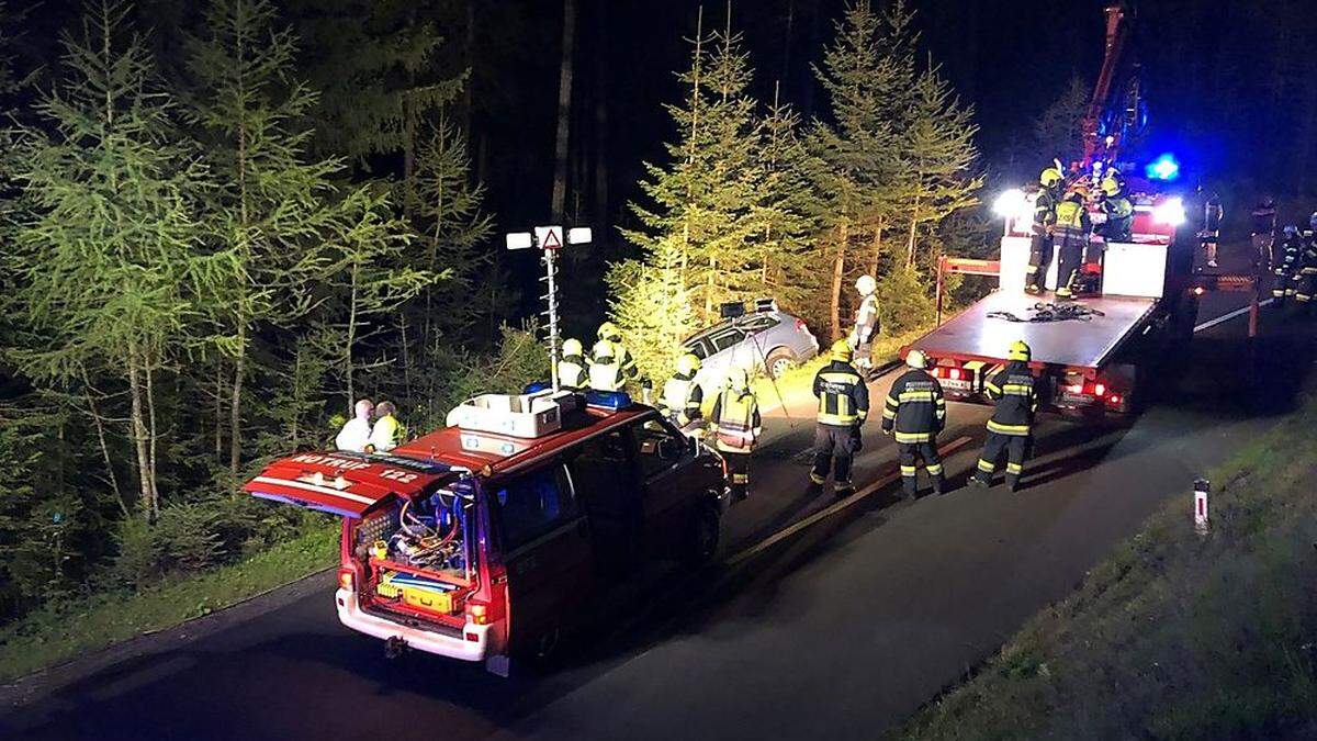 Die HFW Villach rückte zum Unfalleinsatz aus