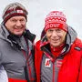 Hans Pum (links) und ÖSV-Präsident Peter Schröcksnadel