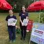 Annalena Hager (l.) und Maximiliane Setznagel kümmerten sich um das Event im Bärnbacher Schlossbad