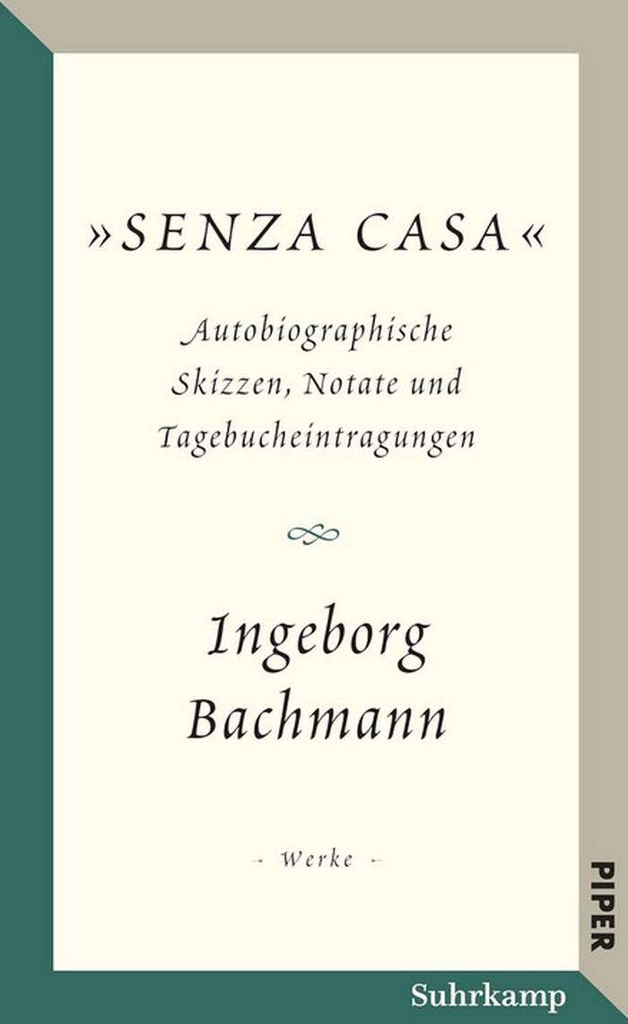 Senza Casa. Salzburger Bachmann Edition. Suhrkamp, 336 Seiten, 44.50 Euro