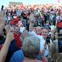 Bundesparteichef Andreas Babler beim Wahlkampfauftakt der SPÖ in Linz