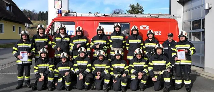 Die Feuerwehr Pölfing-Brunn stellte sich einer Branddienstleistungsprüfung