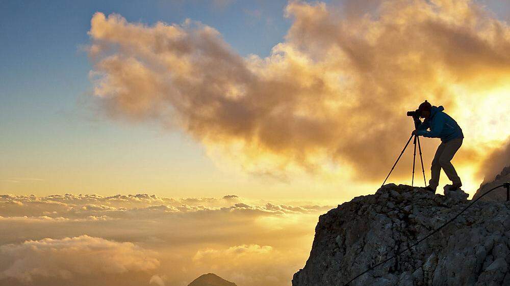 Die Bergwelt ist das liebste Fotomotiv vieler Wanderer 