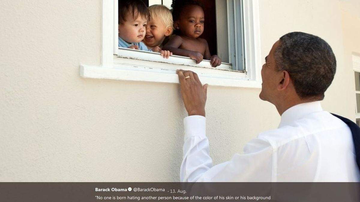 Obamas Reaktion auf die Ausschreitungen Rechtsextremer erhielt bereits 4,7 Millionen Likes.