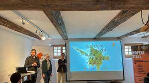 Im Woferlstall in Bad Mitterndorf präsentierte man die zwei geplanten Projekte und deren Schwerpunkte