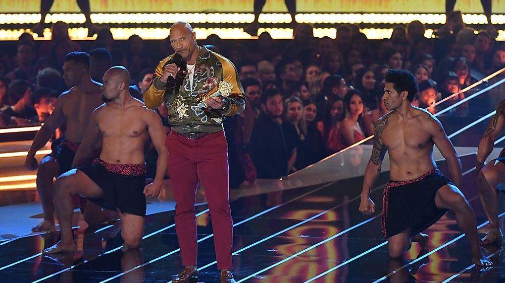 Dwayne Johnson rockte die Bühne der MTV Awards