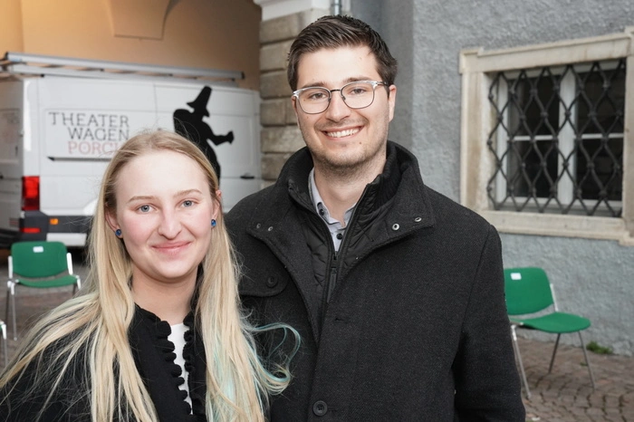 Der Spittaler Kulturstadtrat Lukas Gradnitzer mit Partnerin Paulina Heller