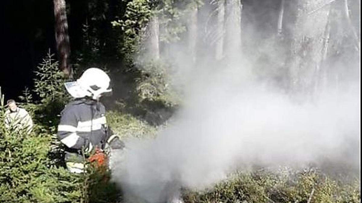 Einsatz für die FF Hohentauern und die FF St. Johann am Tauern