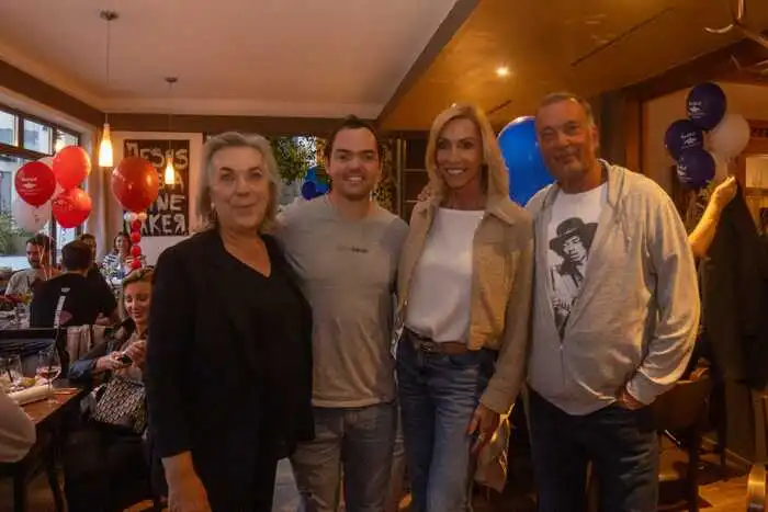 Auch Matthias Walkner und Anita Gerhardter (Mitte) waren gekommen