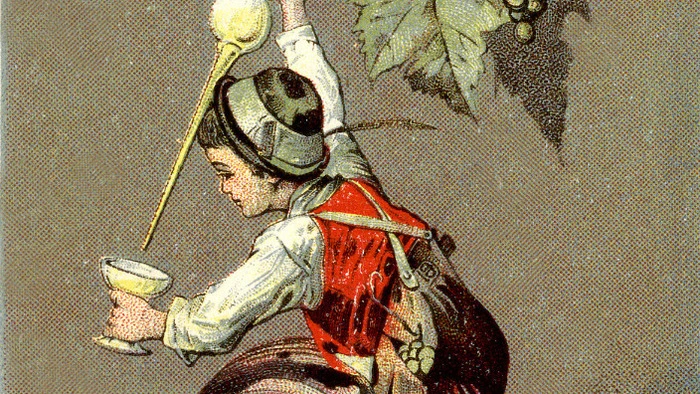 Ein Bouvier-Werbeplakat