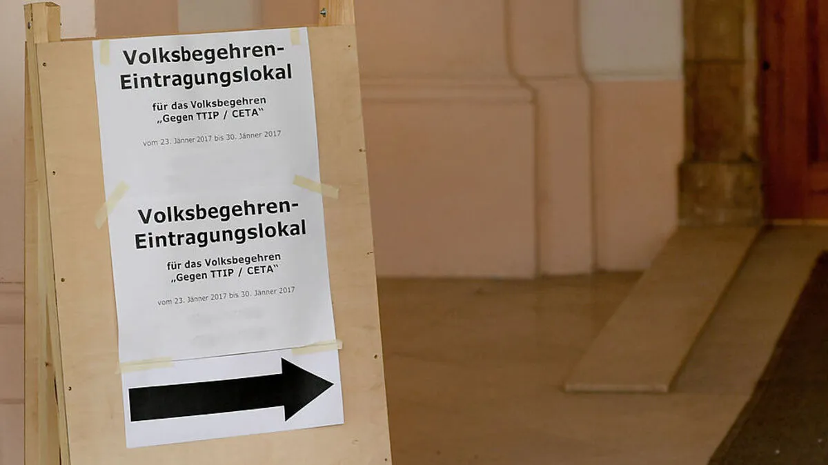 Das Volksbegehrne läuft noch bis Montag