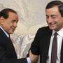 Berlusconi und Draghi: Konkurrenten in der Wahl um die Präsidentschaft?