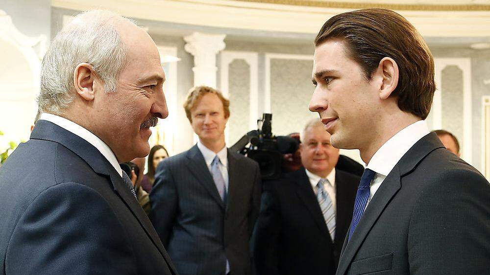 Lukaschenko und Kurz