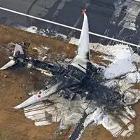 Das Flugzeug brannte komplett aus 