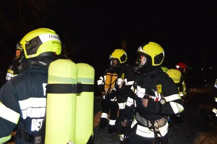 . . . rückten die Feuerwehren Deutschfeistritz und Kleinstübing zu einem Brand aus.
