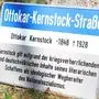 Unter anderem die Ottokar-Kernstock-Straße bekommt eine Infotafel