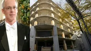 ABD0050_20241011 - WIEN - ÖSTERREICH: ZU APA0171 VOM 11.10.2024 - Eine Tochterfirma der Stumpf Gruppe des Wiener Investors Georg Stumpf hat das unfertige Kaufhaus "Lamarr" auf der Mariahilfer Straße aus der Insolvenz der Signa gekauft. Im Bild: Das Kaufhaus "Lamarr" aufgenommen am Freitag, 11. Oktober 2024, in Wien. - FOTO: APA/GEORG HOCHMUTH