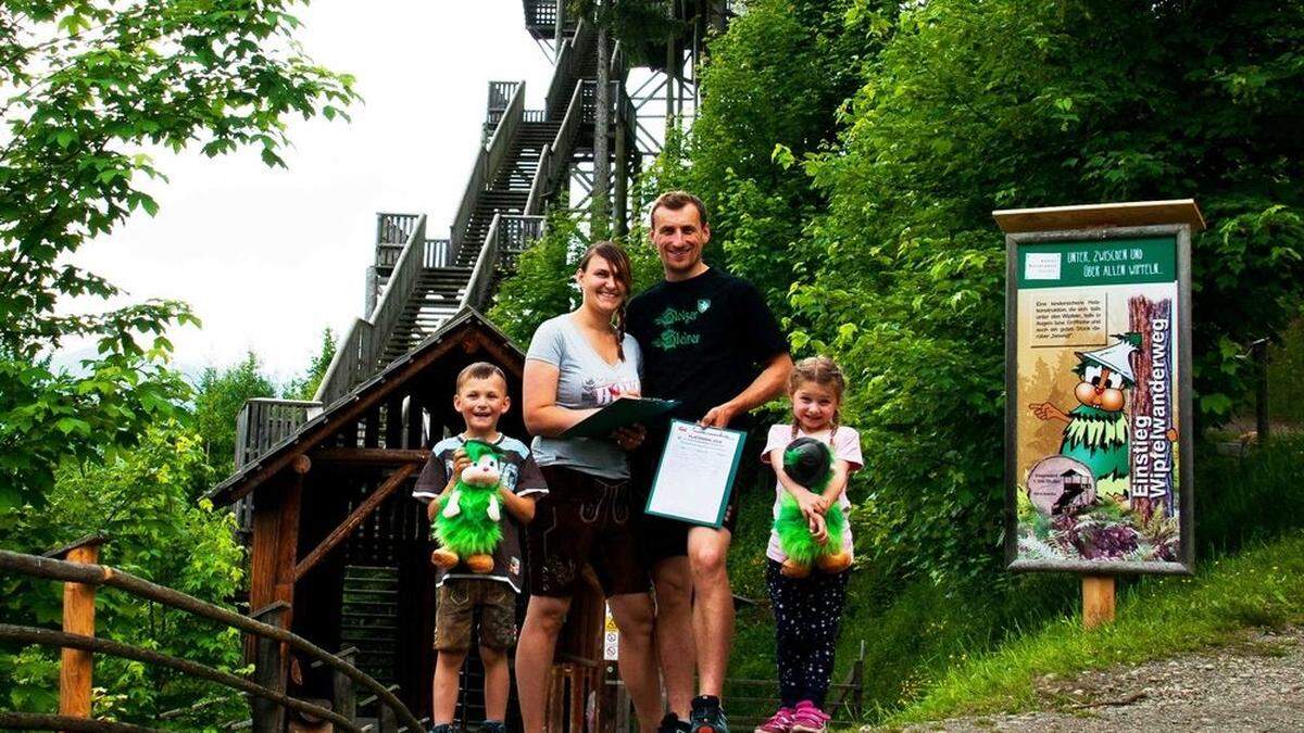 Der höchst gelegene Wipfelwanderweg Europas befindet sich inmitten der almfrischen Rachau