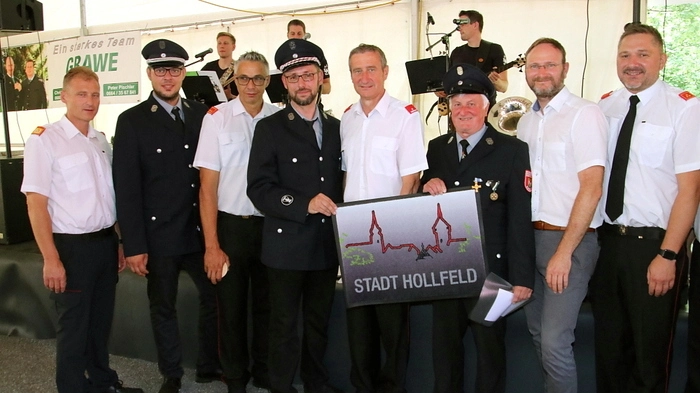 Vor 35 Jahren besuchten die Kainacher aus Oberfranken erstmals das Sommerfest der hiesigen Feuerwehr, zahlreiche gegenseitige Besuche folgten, die Kontakte hielten bis jetzt an.