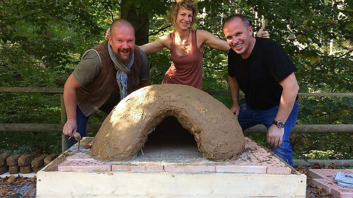 Bernhard Gruber, Jennifer Hausberger und Ernst Muhr (von links)