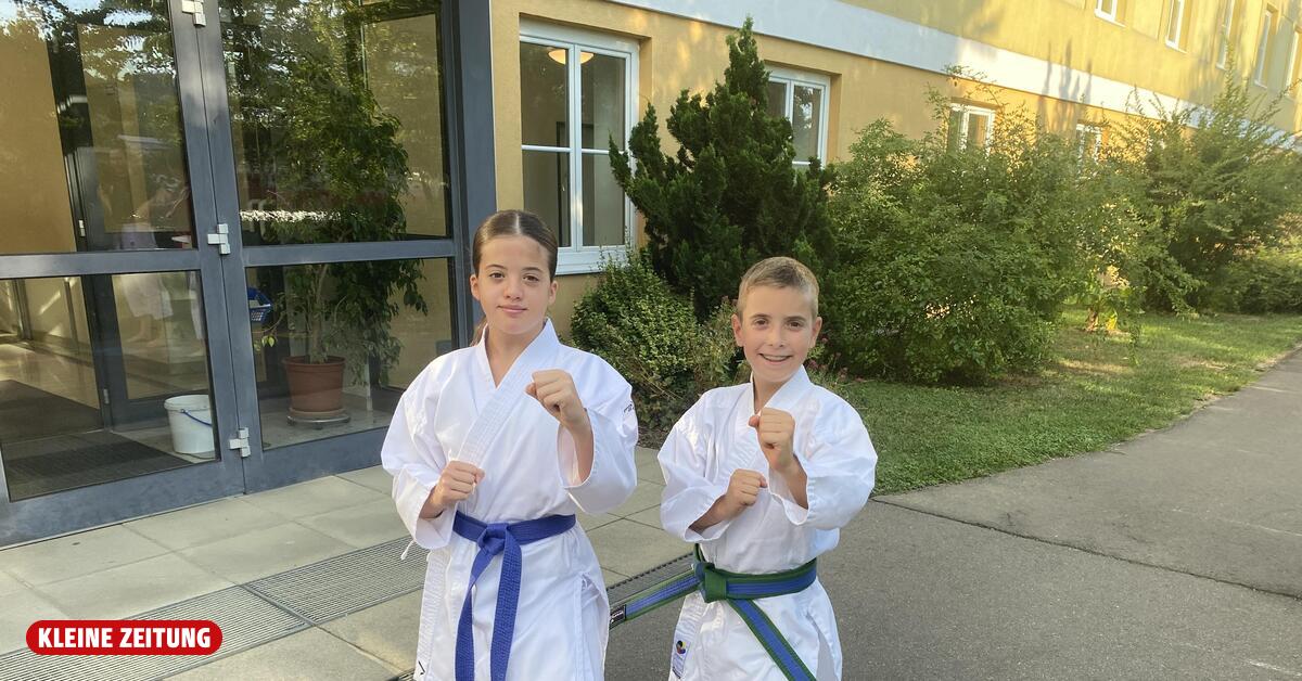 Zwei südoststeirische Karate Kids reisen zur WM nach Japan