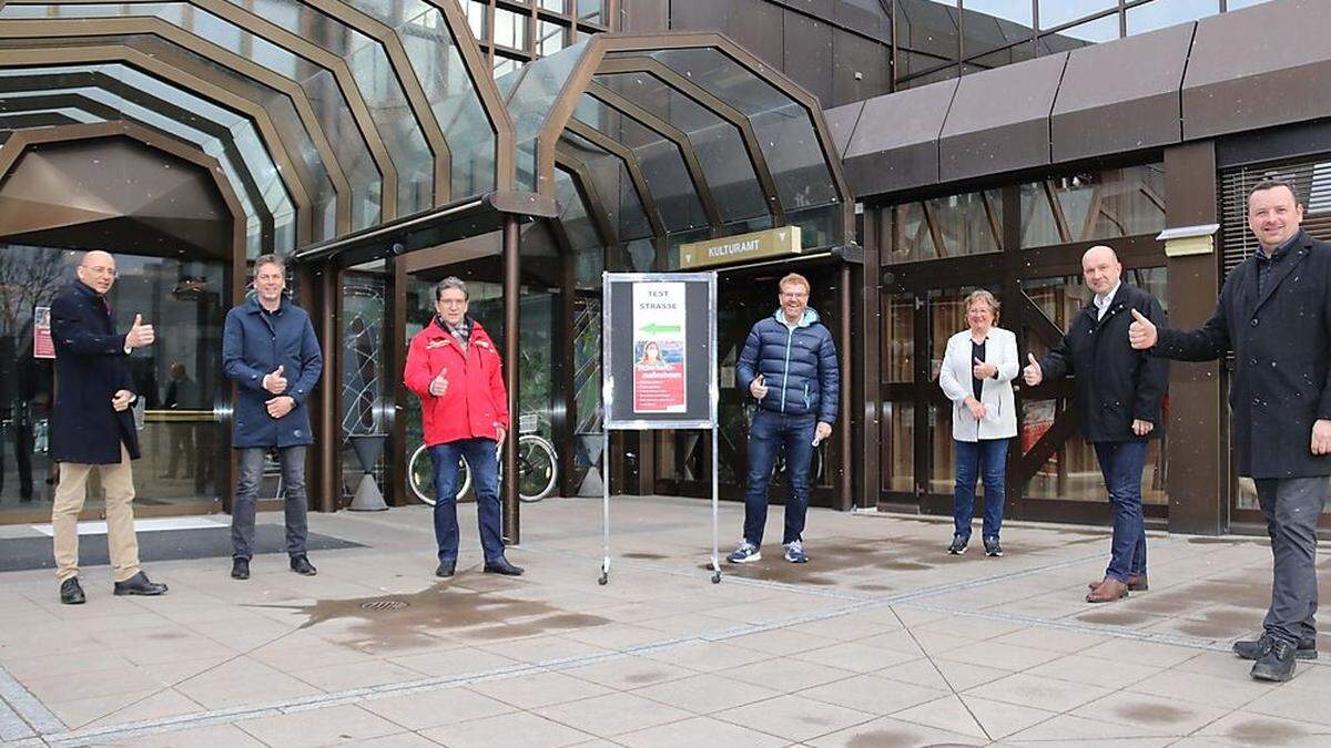 Am 22. März wurde die Teststraße in Knittelfeld eröffnet