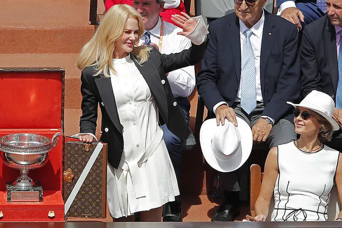 Die frühere Königin von Spanien, Sophia, mit Schauspielerin Nicole Kidman
