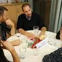 Florian Brugger (Mitte) von der Uni Graz erläutert seine Standpunkte 