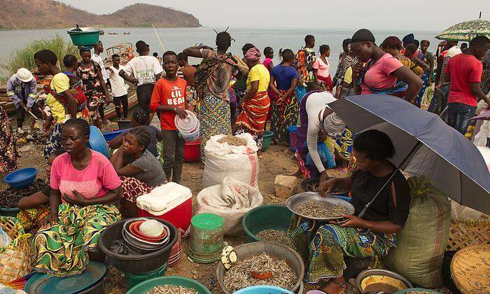 Fischmarkt in Sambia