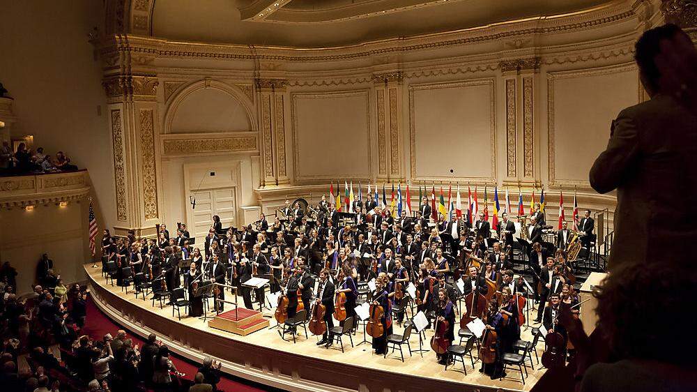 Das EUYO in der New Yorker Carnegie Hall
