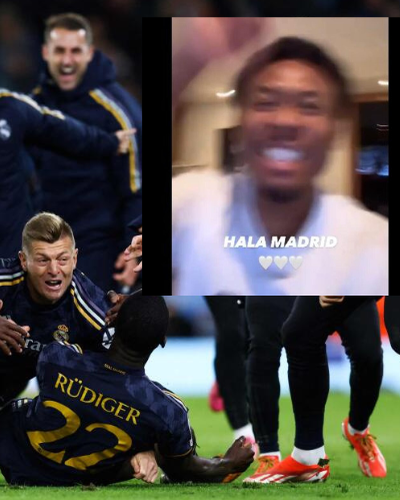 David Alaba jubelte über den Aufstieg von Real Madrid